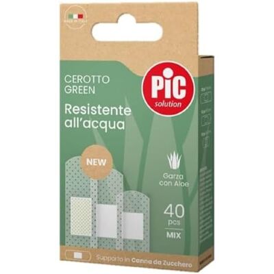 Pic Solution Zuckerrohr und Aloe Vera Wundverband, 40 Stück, Mix Packung mit Größen 7 x 2 mm, 6 x 2 mm, 4 x 2 mm, wasserfest, atmungsaktiv, 0.02 kg Pic Solution Zuckerrohr und Aloe Vera Wundverband, 40 Stück, Mix Packung mit Größen 7 x 2 mm, 6 x 2 mm, 4 x 2 mm, wasserfest, atmungsaktiv, 0.02 kg