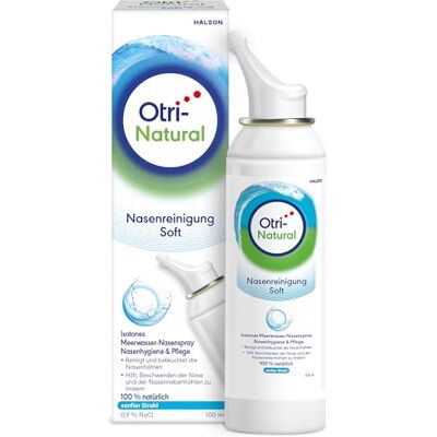 Otriven OtriNatural Nasenreinigung Soft isotones Meerwasser Nasenspray, 100 ml Lösung Otriven OtriNatural Nasenreinigung Soft isotones Meerwasser Nasenspray, 100 ml Lösung