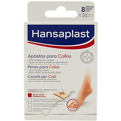 Hansaplast Pflaster für Hornhaut, Fußpflege, 8 Stück Hansaplast Pflaster für Hornhaut, Fußpflege, 8 Stück