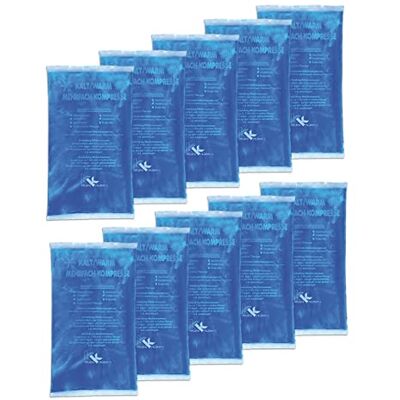 KK Kalt-Warm Kompresse 9 × 16 cm – 10er-Pack Wiederverwendbare Therapie-Kompressen für Kälte- & Wärmeanwendungen bei Prellungen, Verstauchungen, Gelenk- & Zahnschmerzen, Rücken, Schulter KK Kalt-Warm Kompresse 9 × 16 cm – 10er-Pack Wiederverwendbare Therapie-Kompressen für Kälte- & Wärmeanwendungen bei Prellungen, Verstauchungen, Gelenk- & Zahnschmerzen, Rücken, Schulter