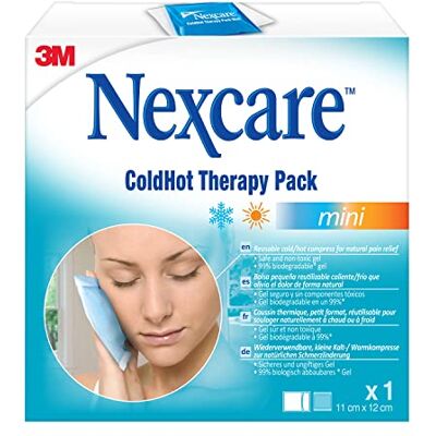 Nexcare ColdHot Therapy Pack Mini, 1/Packung Trägt zur Linderung von Schwellungen, Entzündungen und Schmerzen bei, Wiederverwendbare Gelpackung mit Ungiftigem Gel Nexcare ColdHot Therapy Pack Mini, 1/Packung Trägt zur Linderung von Schwellungen, Entzündungen und Schmerzen bei, Wiederverwendbare Gelpackung mit Ungiftigem Gel