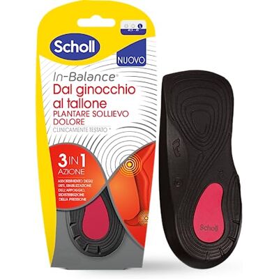 Dr. Scholl's Scholl In-Balance Einlegesohlen zur Schmerzlinderung — für jeden Tag vom Knie bis zur Ferse, Größe L (42,5—45), für alle Arten von Schuhen Dr. Scholl's Scholl In-Balance Einlegesohlen zur Schmerzlinderung — für jeden Tag vom Knie bis zur Ferse, Größe L (42,5—45), für alle Arten von Schuhen