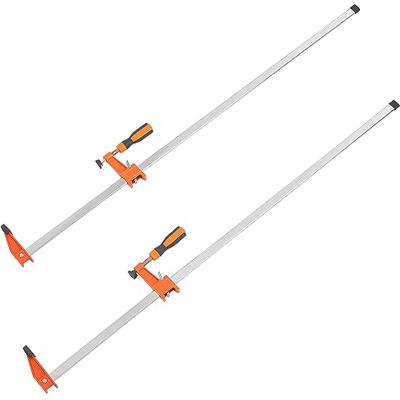 VEVOR Stangenzwingen für die Holzbearbeitung, 2er-Pack 914,4 mm Klemme, Schnellwechsel-F-Klemme mit 272 kg Belastungsgrenze, 63,5 mm Ausladungstiefe, Gusseisen und Kohlenstoffstahl VEVOR Stangenzwingen für die Holzbearbeitung, 2er-Pack 914,4 mm Klemme, Schnellwechsel-F-Klemme mit 272 kg Belastungsgrenze, 63,5 mm Ausladungstiefe, Gusseisen und Kohlenstoffstahl