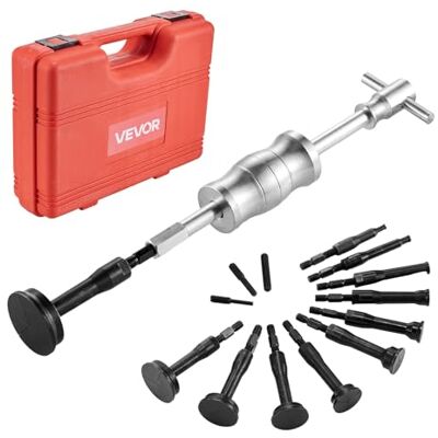 VEVOR Sackloch Lagerabzieher-Set 16 in 1 Innenlagerlaufring und Dichtungsabzieher Set, Gleithammer Piloteinsatz Innenlager Abzieher Satz mit 10 geteilten Spannzangen und Gegenstütze VEVOR Sackloch Lagerabzieher-Set 16 in 1 Innenlagerlaufring und Dichtungsabzieher Set, Gleithammer Piloteinsatz Innenlager Abzieher Satz mit 10 geteilten Spannzangen und Gegenstütze
