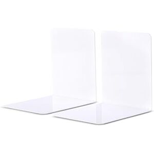 MAUL Buchstütze aus Metall (2er Pack) 14x12x14cm Bücherhalter, Organizer für Kinder, Bücher, Büro, Regal Bücherstütze möbelschonend aus stabilem Metall Stilvoller Buchhalter Weiß MAUL Buchstütze aus Metall (2er Pack) 14x12x14cm Bücherhalter, Organizer für Kinder, Bücher, Büro, Regal Bücherstütze möbelschonend aus stabilem Metall Stilvoller Buchhalter Weiß