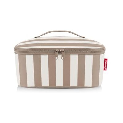 reisenthel coolerbag M Pocket summerstripes Coffee – Kühltasche mit Obermaterial aus recycelten PET-Flaschen – Ideal für das Mittagessen unterwegs reisenthel coolerbag M Pocket summerstripes Coffee – Kühltasche mit Obermaterial aus recycelten PET-Flaschen – Ideal für das Mittagessen unterwegs