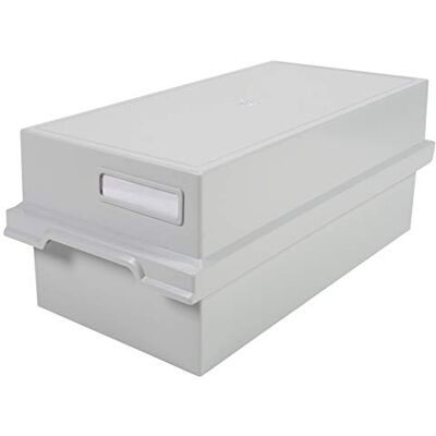 Exacompta 51240D Karteikassette Karteitrog DIN A6 quer. Aus Recycling-Kunststoff mit Deckel und 2 Trennplatten für bis zu 1200 Karteikarten lichtgrau Blauer Engel Karteikasten Karteikasten Exacompta 51240D Karteikassette Karteitrog DIN A6 quer. Aus Recycling-Kunststoff mit Deckel und 2 Trennplatten für bis zu 1200 Karteikarten lichtgrau Blauer Engel Karteikasten Karteikasten