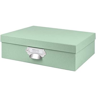 Rössler SOHO Aufbewahrungsbox mit Deckel A4 Aufbewahrungsbox aus Papier Bad Organizer Organizer Küche Organizer Schminke Boxen Aufbewahrung 34 x 26 x 10 cm 1 Stück Farbe: Grün Mint Rössler SOHO Aufbewahrungsbox mit Deckel A4 Aufbewahrungsbox aus Papier Bad Organizer Organizer Küche Organizer Schminke Boxen Aufbewahrung 34 x 26 x 10 cm 1 Stück Farbe: Grün Mint