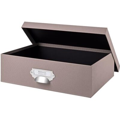 Rössler SOHO Aufbewahrungsbox mit Deckel A4 Aufbewahrungsbox aus Papier Bad Organizer Organizer Küche Organizer Schminke Boxen Aufbewahrung 34 x 26 x 10 cm 1 Stück Farbe: Grau Taupe Rössler SOHO Aufbewahrungsbox mit Deckel A4 Aufbewahrungsbox aus Papier Bad Organizer Organizer Küche Organizer Schminke Boxen Aufbewahrung 34 x 26 x 10 cm 1 Stück Farbe: Grau Taupe