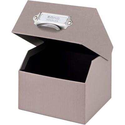 Rössler SOHO Foto Aufbewahrungsbox Fotobox Aufbewahrungsbox mit Deckel Organizer Box Visitenkarten Aufbewahrung Boxen Aufbewahrung Storage Boxes 17x15x13 cm 1 Stück Farbe: Grau Taupe Rössler SOHO Foto Aufbewahrungsbox Fotobox Aufbewahrungsbox mit Deckel Organizer Box Visitenkarten Aufbewahrung Boxen Aufbewahrung Storage Boxes 17x15x13 cm 1 Stück Farbe: Grau Taupe