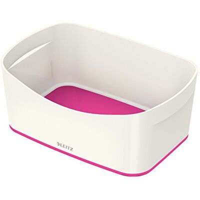 Leitz MyBox, Aufbewahrungsschale, Blickdicht, Weiß/Pink Metallic, Kunststoff, 52574023 Leitz MyBox, Aufbewahrungsschale, Blickdicht, Weiß/Pink Metallic, Kunststoff, 52574023