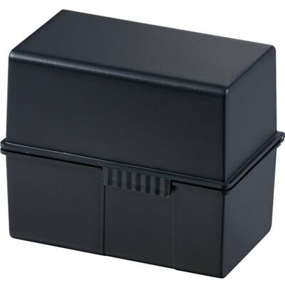 HAN Karteibox DIN A7 quer – innovatives, attraktives Design für 300 Karteikarten mit Stahlscharnier, schwarz, 977-13 HAN Karteibox DIN A7 quer – innovatives, attraktives Design für 300 Karteikarten mit Stahlscharnier, schwarz, 977-13