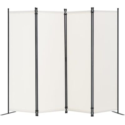VEVOR Raumteiler Trennwand 4-teiliger Paravent Stellwand, Faltbarer Sichtschutz für Büro Schlafzimmer Esszimmer Arbeitszimmer Balkon, Raumtrenner freistehend (228 x 45 x 172,5 cm), weiß VEVOR Raumteiler Trennwand 4-teiliger Paravent Stellwand, Faltbarer Sichtschutz für Büro Schlafzimmer Esszimmer Arbeitszimmer Balkon, Raumtrenner freistehend (228 x 45 x 172,5 cm), weiß