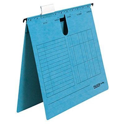 FALKEN 25x Hängehefter Recycling DIN A4 kaufmännische Heftung blau Made in Germany Blauer Engel ideal für Büro und der Behörde FALKEN 25x Hängehefter Recycling DIN A4 kaufmännische Heftung blau Made in Germany Blauer Engel ideal für Büro und der Behörde