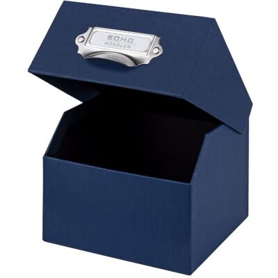 Rössler SOHO Foto Aufbewahrungsbox Fotobox Aufbewahrungsbox mit Deckel Organizer Box Visitenkarten Aufbewahrung Boxen Aufbewahrung Storage Boxes 17x15x13 cm 1 Stück Farbe: Blau Navy Rössler SOHO Foto Aufbewahrungsbox Fotobox Aufbewahrungsbox mit Deckel Organizer Box Visitenkarten Aufbewahrung Boxen Aufbewahrung Storage Boxes 17x15x13 cm 1 Stück Farbe: Blau Navy