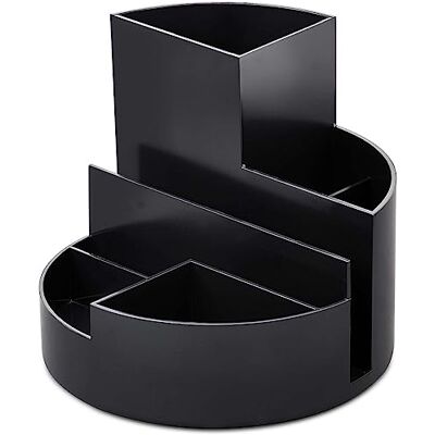 MAUL Stifteköcher schwarz rundbox Recycling 6 Fächer runde Form Büro MAUL Stifteköcher schwarz rundbox Recycling 6 Fächer runde Form Büro