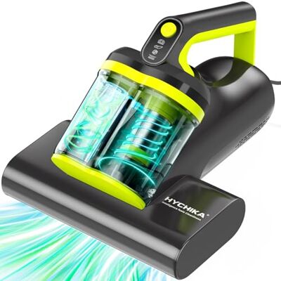 HYCHIKA BETTER TOOLS FOR BETTER LIFE Milbensauger für Matratzen 16kPa Milbensauger mit UV-C-Licht, Ultraschall,60°C Heißluft,Matratzensauger,doppelter Zyklon,entfernt 99,2% der Allergene für Matratzen,Betten,Sofas HYCHIKA BETTER TOOLS FOR BETTER LIFE Milbensauger für Matratzen 16kPa Milbensauger mit UV-C-Licht, Ultraschall,60°C Heißluft,Matratzensauger,doppelter Zyklon,entfernt 99,2% der Allergene für Matratzen,Betten,Sofas