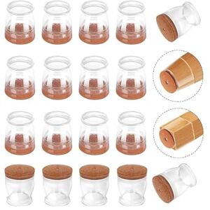 elzle Stuhlbeinkappen 18 Stück, Silikon Stuhlbeinschoner Rund Mit Filzpolstern, Silicone Chair Leg Protectors Stühle für Verschleißfeste Stuhlbeinschoner im Boden,geringeres Rauschen, Schwarz (Fit 13-23mm) elzle Stuhlbeinkappen 18 Stück, Silikon Stuhlbeinschoner Rund Mit Filzpolstern, Silicone Chair Leg Protectors Stühle für Verschleißfeste Stuhlbeinschoner im Boden,geringeres Rauschen, Schwarz (Fit 13-23mm)
