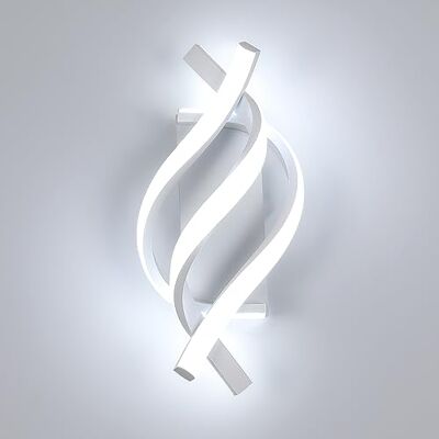 DAXGD LED Wandleuchte Innen, 22W 2500LM Modern Wandlampe LED aus Aluminium, Weiß Wandbeleuchtung für Schlafzimmer Wohnzimmer Korridor Treppen Küche, Kaltweiß Wandlicht 6500K DAXGD LED Wandleuchte Innen, 22W 2500LM Modern Wandlampe LED aus Aluminium, Weiß Wandbeleuchtung für Schlafzimmer Wohnzimmer Korridor Treppen Küche, Kaltweiß Wandlicht 6500K