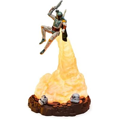 Paladone Unisex Kinder Star Wars-Boba Fett Figural Light-31cm, Black, Estándar Tischlampe Lampe Schreibtischlampe Paladone Unisex Kinder Star Wars-Boba Fett Figural Light-31cm, Black, Estándar Tischlampe Lampe Schreibtischlampe