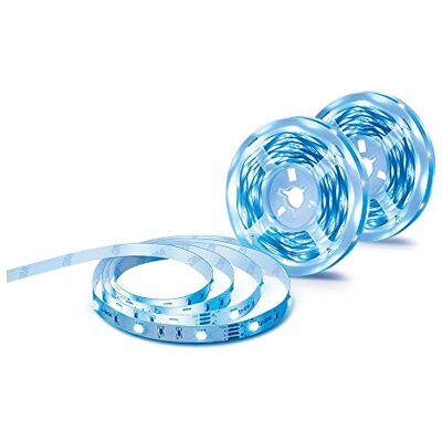 Tapo TP-Link L900-10 LED Strip 2 * 5 M (nur ein Stromadapter enthalten), Wifi LED Streifen, 16 Mio. Farben, dimmbar, APP Steuerung, kompatibel mit Alexa & Google, kein Hub notwendig, energiesparend Tapo TP-Link L900-10 LED Strip 2 * 5 M (nur ein Stromadapter enthalten), Wifi LED Streifen, 16 Mio. Farben, dimmbar, APP Steuerung, kompatibel mit Alexa & Google, kein Hub notwendig, energiesparend
