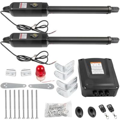 VEVOR Doppel-Schwenktoröffner, automatischer Toröffner, Fern-Komplettset, Doppel-Toröffner, schwere Lasten bis zu 399,16 kg, 457 mm langes Tor, 80 W AC-betriebener Toröffner VEVOR Doppel-Schwenktoröffner, automatischer Toröffner, Fern-Komplettset, Doppel-Toröffner, schwere Lasten bis zu 399,16 kg, 457 mm langes Tor, 80 W AC-betriebener Toröffner