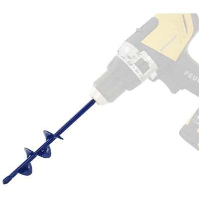 Tivoly • Erdbohrer für Bohrmaschine • Ø 40 mm & L 220 mm • Edelstahl • Sechskantschaft Ø 8 mm • Gartenbohrer • Schnelles und einfaches Bohren des Bodens • Zum Pflanzen von Blumen und Sträuchern Tivoly • Erdbohrer für Bohrmaschine • Ø 40 mm & L 220 mm • Edelstahl • Sechskantschaft Ø 8 mm • Gartenbohrer • Schnelles und einfaches Bohren des Bodens • Zum Pflanzen von Blumen und Sträuchern