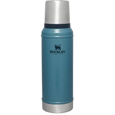 Stanley 1913 Classic Legendary Thermoskanne 0.94L Hält 24 Stunden Heiß Oder Kalt Spülmaschinenfest Deckel Dient Als Becher Isolierflasche BPA Frei Edelstahl Thermosflasche Hammertone Lake Stanley 1913 Classic Legendary Thermoskanne 0.94L Hält 24 Stunden Heiß Oder Kalt Spülmaschinenfest Deckel Dient Als Becher Isolierflasche BPA Frei Edelstahl Thermosflasche Hammertone Lake