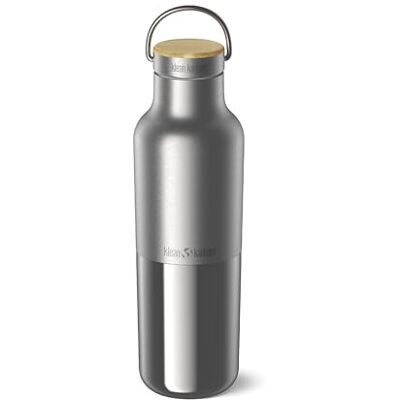 Klean Kanteen 1011496 Wasserflasche, Edelstahl, Silber, 20oz Klean Kanteen 1011496 Wasserflasche, Edelstahl, Silber, 20oz