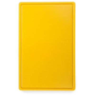 HENDI Schneidebrett, HACCP, GN1/1, 530x325x(H)15mm, HPDE, gelb HENDI Schneidebrett, HACCP, GN1/1, 530x325x(H)15mm, HPDE, gelb