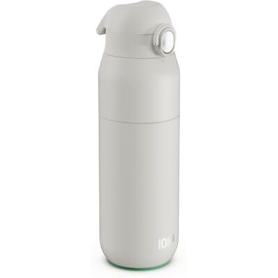 ion8 PRIMO REVIVE Isolierte Trinkflasche 540 ml (18 oz)- Auslaufsichere Edelstahlflasche, Klappdeckel, Einhandöffnung, Schneller Trinkfluss, Vakuumisoliert Heiß & Kalt, Weiß ion8 PRIMO REVIVE Isolierte Trinkflasche 540 ml (18 oz)- Auslaufsichere Edelstahlflasche, Klappdeckel, Einhandöffnung, Schneller Trinkfluss, Vakuumisoliert Heiß & Kalt, Weiß