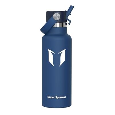 Super Sparrow Trinkflasche Edelstahl 500ml/750ml/1L/1.2L Thermosflasche Strohhalm Wasserflasche, Thermoskanne, Thermobecher, Isolierte, FlipFlow, Auslaufsicher, BPA-Frei, Spülmaschinenfest, Sport, Fitness Super Sparrow Trinkflasche Edelstahl 500ml/750ml/1L/1.2L Thermosflasche Strohhalm Wasserflasche, Thermoskanne, Thermobecher, Isolierte, FlipFlow, Auslaufsicher, BPA-Frei, Spülmaschinenfest, Sport, Fitness