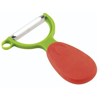 KUHN RIKON 20402 Gemüsesparschäler Veggie Tomate, gezackte Klinge, Rot KUHN RIKON 20402 Gemüsesparschäler Veggie Tomate, gezackte Klinge, Rot