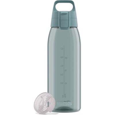 Sigg Tritan Trinkflasche Total Color ONE Morning Blue Für Kohlensäurehaltige Getränke Geeignet Spülmaschinenfest Auslaufsicher Leicht BPA-frei Blau 1L Sigg Tritan Trinkflasche Total Color ONE Morning Blue Für Kohlensäurehaltige Getränke Geeignet Spülmaschinenfest Auslaufsicher Leicht BPA-frei Blau 1L