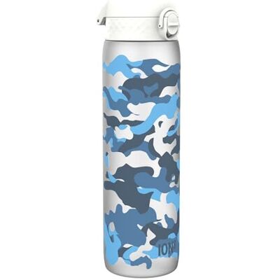 ion8 1 Liter Trinkflasche, 1000ml, Auslaufsicher, Einhandöffnung, Sichere Verriegelung, Spülmaschinenfest, BPA-frei, Tragegriff, Leicht zu Reinigen, Ideal für Sport und Fitnessstudio,Motivator Tarnung ion8 1 Liter Trinkflasche, 1000ml, Auslaufsicher, Einhandöffnung, Sichere Verriegelung, Spülmaschinenfest, BPA-frei, Tragegriff, Leicht zu Reinigen, Ideal für Sport und Fitnessstudio,Motivator Tarnung