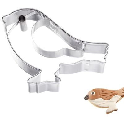 Westmark Ausstechform Spatz – Edelstahl Plätzchenausstecher – Präziser Ausstecher für Kekse, Teig & mehr – Ausstechformen Ostern & Weihnachten, 8 cm Westmark Ausstechform Spatz – Edelstahl Plätzchenausstecher – Präziser Ausstecher für Kekse, Teig & mehr – Ausstechformen Ostern & Weihnachten, 8 cm