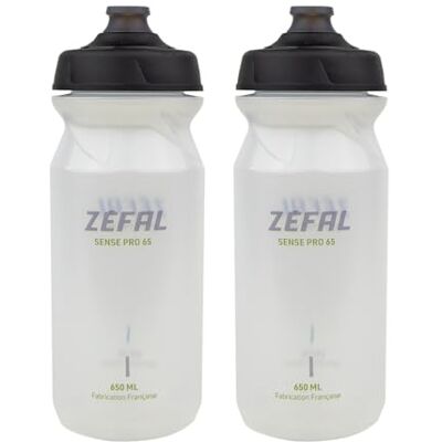 ZEFAL Sense Pro 65 Fahrradflasche 650 ML x 2 Set mit 2 Fahrrad Trinkflasche Auslaufsicher Trinkflasche Fahrrad Transluzent 650 ML BPA frei 2 Premium FahrradTrinkflasches ZEFAL Sense Pro 65 Fahrradflasche 650 ML x 2 Set mit 2 Fahrrad Trinkflasche Auslaufsicher Trinkflasche Fahrrad Transluzent 650 ML BPA frei 2 Premium FahrradTrinkflasches