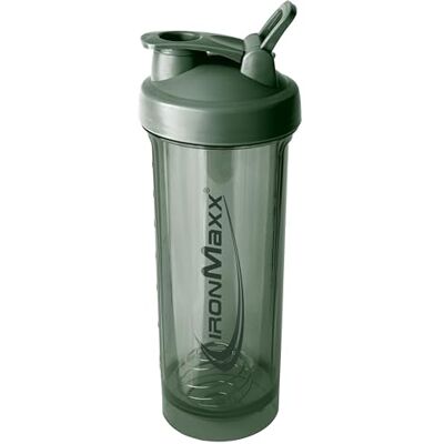 IronMaxx Premium Shaker – Mineral Green 700 ml Auslaufsicherer BPA-freier Shaker mit Siebkugel & Skalierung für Eiweißshakes Smoothies & Fitness Drinks IronMaxx Premium Shaker – Mineral Green 700 ml Auslaufsicherer BPA-freier Shaker mit Siebkugel & Skalierung für Eiweißshakes Smoothies & Fitness Drinks