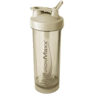 IronMaxx Premium Shaker – Sandstone Beige 700 ml Auslaufsicherer BPA-freier Shaker mit Siebkugel & Skalierung für Eiweißshakes Smoothies & Fitness Drinks IronMaxx Premium Shaker – Sandstone Beige 700 ml Auslaufsicherer BPA-freier Shaker mit Siebkugel & Skalierung für Eiweißshakes Smoothies & Fitness Drinks