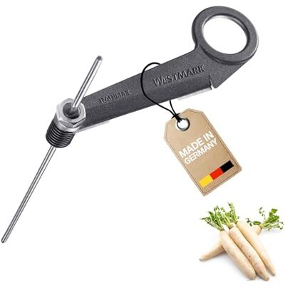 Westmark Spiralschneider Rettich Radimax Black Edition – Praktischer Rettichschneider Aluminium für Zucchini, Gurken & Gemüse – Anthrazit Westmark Spiralschneider Rettich Radimax Black Edition – Praktischer Rettichschneider Aluminium für Zucchini, Gurken & Gemüse – Anthrazit