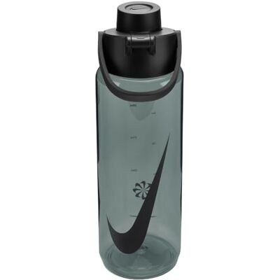 NIKE TR Renew Recharge Chug Bottle 24oz 709 ml Trinkflasche Sportflasche Training Fitness Graphic, Anthracite/Black/Black NIKE TR Renew Recharge Chug Bottle 24oz 709 ml Trinkflasche Sportflasche Training Fitness Graphic, Anthracite/Black/Black