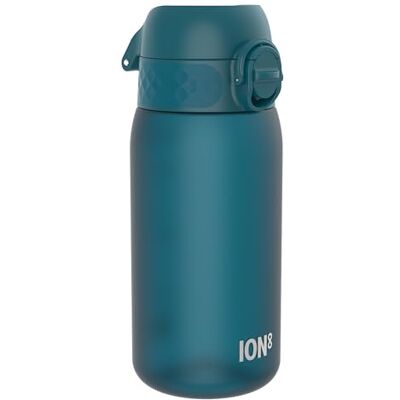 ion8 Kinder Trinkflasche, 350ml, Auslaufsicher, Einhandöffnung, Sichere Verriegelung, Spülmaschinenfest, BPA-frei, Tragegriff, Klappdeckel, Leicht zu Reinigen, Dunkles Blaugrün ion8 Kinder Trinkflasche, 350ml, Auslaufsicher, Einhandöffnung, Sichere Verriegelung, Spülmaschinenfest, BPA-frei, Tragegriff, Klappdeckel, Leicht zu Reinigen, Dunkles Blaugrün