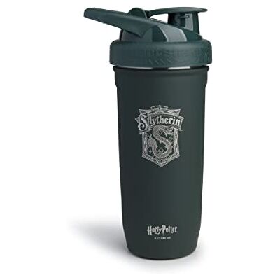 Smartshake Reforce Stainless Steel Harry Potter Slytherin Shaker Bottle (900 ML / 30oz) Lightweight Resistance Sports Protein Shaker Bottle with a Soft Lid Leakproof, BPA Free & DEHP Free Smartshake Reforce Stainless Steel Harry Potter Slytherin Shaker Bottle (900 ML / 30oz) Lightweight Resistance Sports Protein Shaker Bottle with a Soft Lid Leakproof, BPA Free & DEHP Free