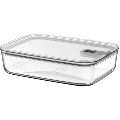 Mepal Glasbehälter mit deckel EasyClip Schüssel mit Deckel und Schiebeverschluss Meal prep boxen Geeignet für Mikrowelle, Dampfgarer und Ofen Luftdicht 2250 ml Nordic sage Mepal Glasbehälter mit deckel EasyClip Schüssel mit Deckel und Schiebeverschluss Meal prep boxen Geeignet für Mikrowelle, Dampfgarer und Ofen Luftdicht 2250 ml Nordic sage
