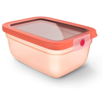 Emsa oneClick Frischhaltedose, verschlossen mit nur 1 x Klick, Lebensmittel 2 x länger frisch, 100% dicht, Made in Germany, 1,5L, gefrier-, mikrowellen- und spülmaschinengeeignet, orange, N1211100 Emsa oneClick Frischhaltedose, verschlossen mit nur 1 x Klick, Lebensmittel 2 x länger frisch, 100% dicht, Made in Germany, 1,5L, gefrier-, mikrowellen- und spülmaschinengeeignet, orange, N1211100
