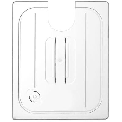 HENDI Gastronorm Deckel, mit Aussparung für Sous-Vide-Stick (221129), für Gastronormbehälter, temperaturbeständig von -40° bis 110°C, GN 1/2, 265x325mm, Polycarbonat HENDI Gastronorm Deckel, mit Aussparung für Sous-Vide-Stick (221129), für Gastronormbehälter, temperaturbeständig von -40° bis 110°C, GN 1/2, 265x325mm, Polycarbonat