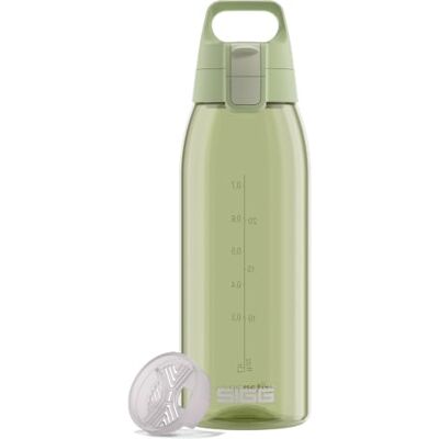 Sigg Tritan Trinkflasche Total Color ONE Eco Green Für Kohlensäurehaltige Getränke Geeignet Spülmaschinenfest Auslaufsicher Leicht BPA-frei Grün 1L Sigg Tritan Trinkflasche Total Color ONE Eco Green Für Kohlensäurehaltige Getränke Geeignet Spülmaschinenfest Auslaufsicher Leicht BPA-frei Grün 1L