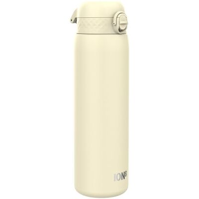 ion8 1 Liter Leicht Edelstahl Trinkflasche, Nicht Isoliert, Auslaufsicher, Einhandöffnung, Sichere Verriegelung, Spülmaschinenfest, Klappdeckel, Tragegriff, Leicht zu Reinigen, Cremiges Weiß ion8 1 Liter Leicht Edelstahl Trinkflasche, Nicht Isoliert, Auslaufsicher, Einhandöffnung, Sichere Verriegelung, Spülmaschinenfest, Klappdeckel, Tragegriff, Leicht zu Reinigen, Cremiges Weiß