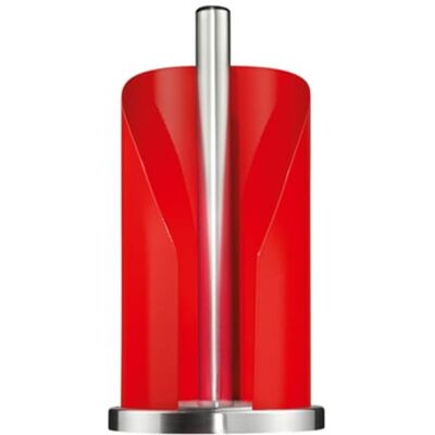 WESCO Papierrollenhalter in der Farbe rot aus Edelstahl und farbig lackiertem Stahlblech, standfester Edelstahl-Sockel, für handelsübliche Küchenpapierrollen oder 2-3 Toilettenpapierrollen WESCO Papierrollenhalter in der Farbe rot aus Edelstahl und farbig lackiertem Stahlblech, standfester Edelstahl-Sockel, für handelsübliche Küchenpapierrollen oder 2-3 Toilettenpapierrollen