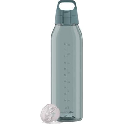 Sigg Tritan Trinkflasche Total Color ONE Morning Blue Für Kohlensäurehaltige Getränke Geeignet Spülmaschinenfest Auslaufsicher Leicht BPA-frei Blau 1.5L Sigg Tritan Trinkflasche Total Color ONE Morning Blue Für Kohlensäurehaltige Getränke Geeignet Spülmaschinenfest Auslaufsicher Leicht BPA-frei Blau 1.5L
